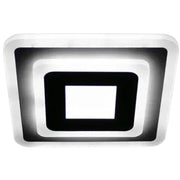 Lustre LED MORNIKA 14W, Diamètre 25cm, Carré, Lumière neutre, Blanc