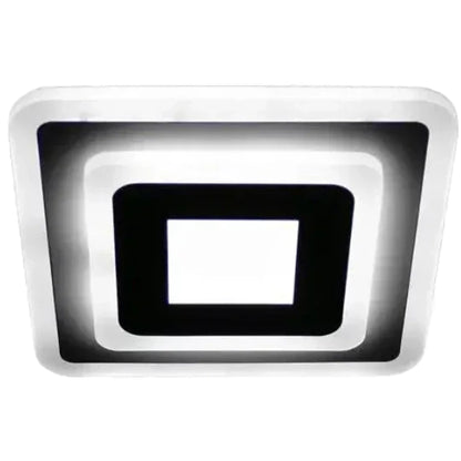 Lustre LED MORNIKA 14W, Diamètre 25cm, Carré, Lumière neutre, Blanc