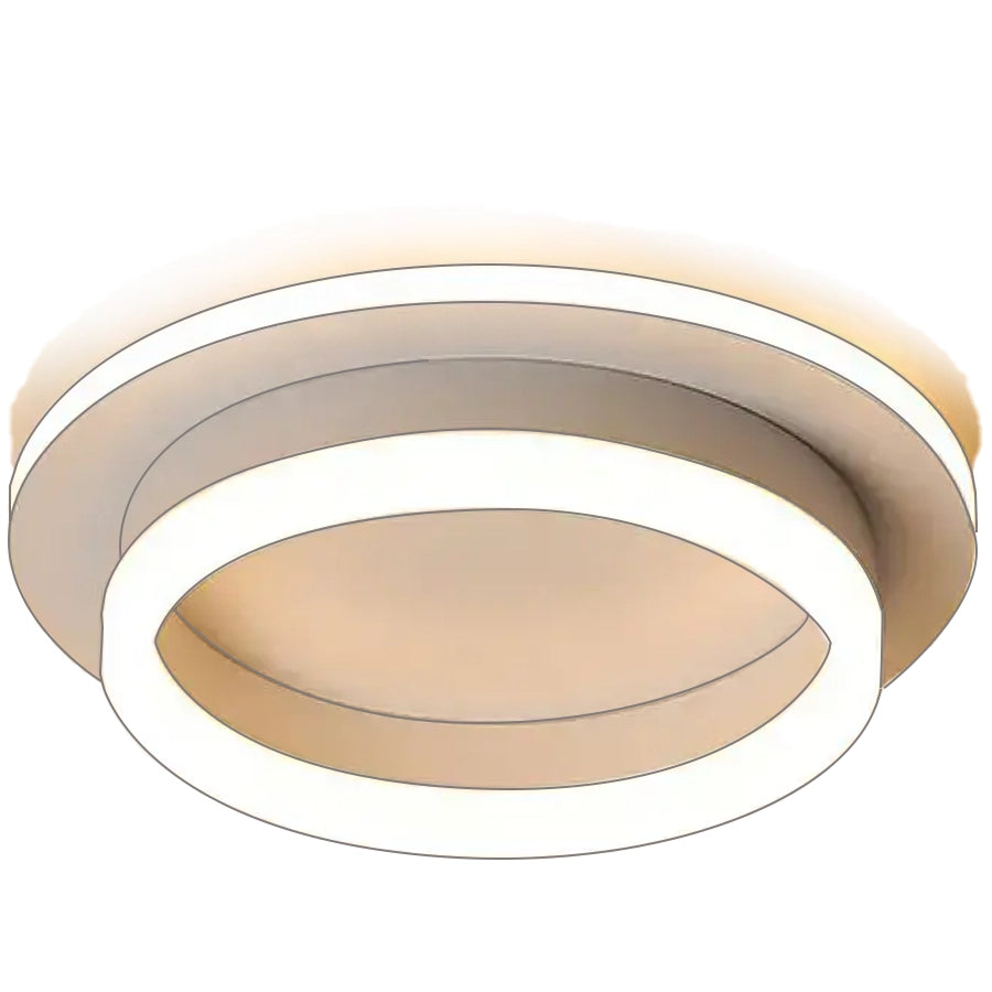 Lustre LED MODERNE 25W, diamètre 20cm, rond, lumière froide/chaude/neutre, blanc