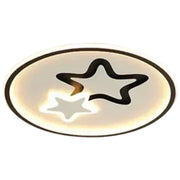 Lustre LED avec télécommande EMELIANA 57W, Étoile, Lumière Froide/Chaude/Neutre, Dimmable, Noir