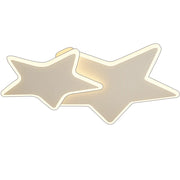 Lustre LED avec télécommande 41W, Étoiles, Lumière Froide/Chaude/Neutre, Dimmable, Blanc