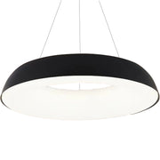 Lustre LED suspendu avec télécommande CHIARA, 73W, Lumière Froid/Chaude/Neutre, Dimmable, Noir
