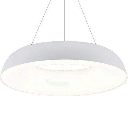Lustre LED suspendu avec télécommande CHIARA, 73W, Lumière Froid/Chaude/Neutre, Dimmable, Blanc