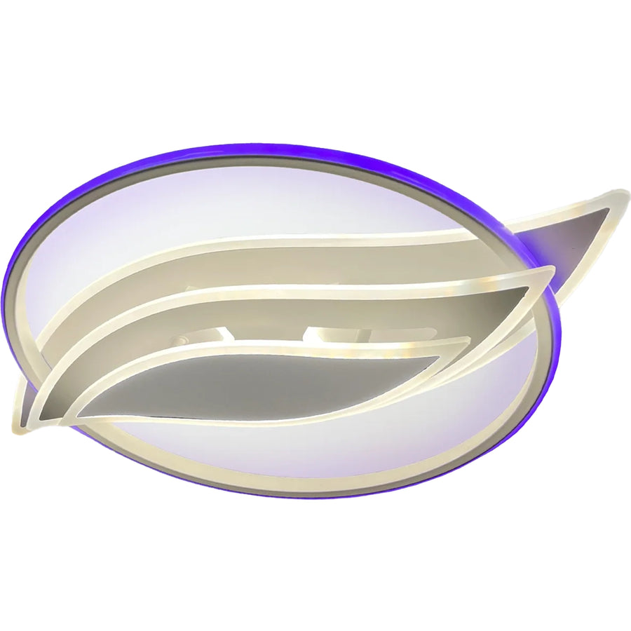 Lustre LED avec télécommande JARRIA 52W, Lumière Froid/Chaud/Neutre/RVB, Dimmable, Blanc