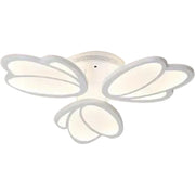 Lustre LED avec télécommande TULIP 45W, 3 Pétales, Lumière Froide/Chaude/Neutre, Gradable, Blanc