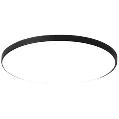 Plafonnier LED SOLIS 27cm 20W Lumière Froide, Noir