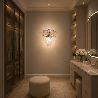 Applique Crystal WINDSOR, 2x E14, Chrome Brillant