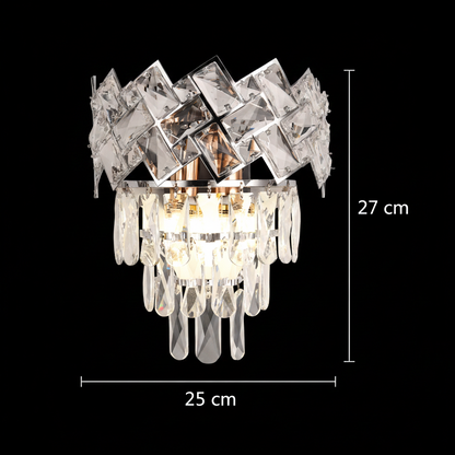 Applique Crystal WINDSOR, 2x E14, Chrome Brillant