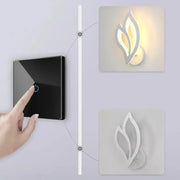 Applique LED LILY 14W Pétale Lumière Froide/Chaude/Neutre Acrylique et Métal Blanc Appliques d'intérieur Titre par défaut Alessandro Design
