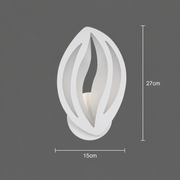 Lampe LED ORCHID 11W Pétale Lumière Froide/Chaude/Neutre Acrylique Métal Blanc