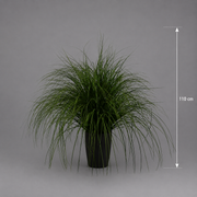 Plante ornementale artificielle de type fontaine, 110 cm, verte, sans pot