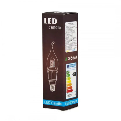 Ampoule LED E14 Bougie, 9W, Lumière Chaude, Ampoules 3000K Titre par défaut Alessandro Design