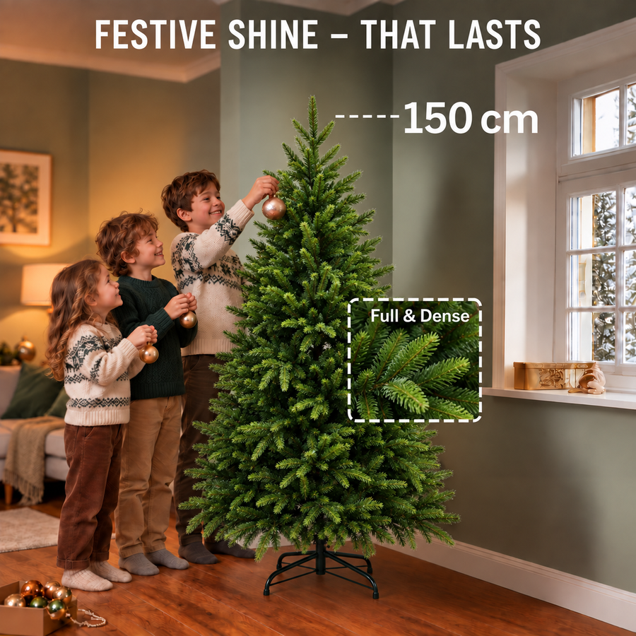 Sapin EIS artificiel, 150 cm, 356 pointes, Vert