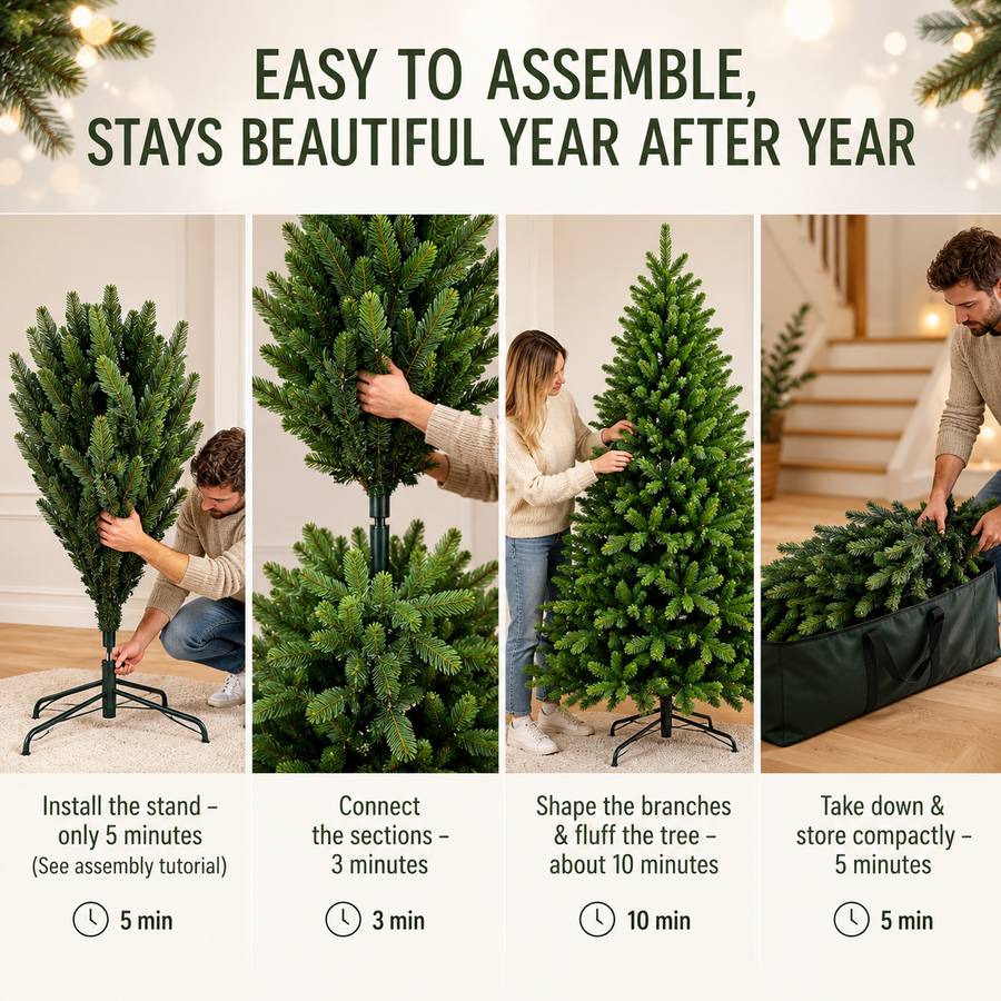 Sapin EIS artificiel, 150 cm, 356 pointes, Vert