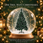 MONTIA Sapin Artificiel, 150 cm, 130 Pointes, Support en Métal, Aiguilles Vertes avec Pointes Blanches