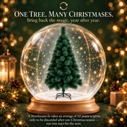 Sapin artificiel MONTIA, 210 cm, 280 pointes, support métallique, vert