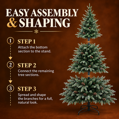 Sapin de Noël artificiel NORDIA, 180 cm, 808 pointes, vert