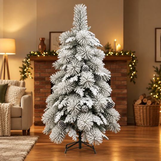 Sapin Artificiel UPERNAVIK, 180 cm, 550 pointes, Support Métallique, Vert