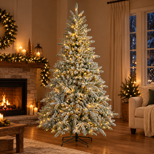 Sapin de Noël artificiel UUMMANNAQ, 180 cm, 861 pointes, Support métallique, Vert
