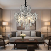 Lustre en cristal CC9311/5CH, 5x E14, diamètre 50 cm, chromé