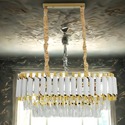 VERSAILLES Lustre en cristal Regalis, longueur 80 cm, 10xE14, blanc, lustre en cristal à hauteur réglable Default Title Alessandro Design