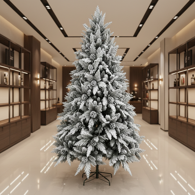 GLEIS Sapin Artificiel, 180 cm, 790 pointes, Support Métallique, Vert