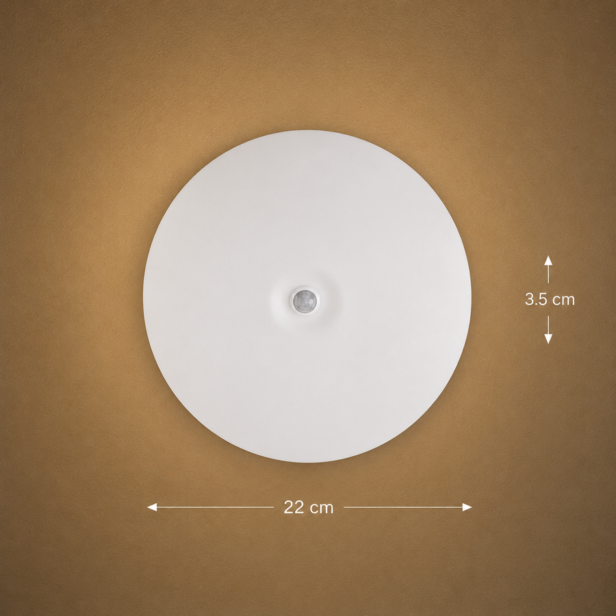 Plafonnier LED PL200/17R 24W Lumière Froide 6000k Blanc