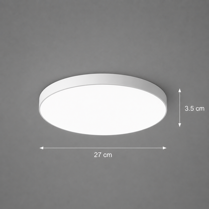 Plafonnier LED SOLIS 27cm 20W Lumière Froide, Blanc