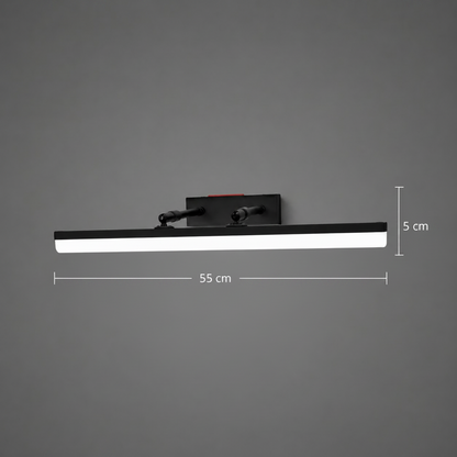 Applique LED, MALAWI, 6W, linéaire, Lumière Chaude/Neutre/Froide, Noir