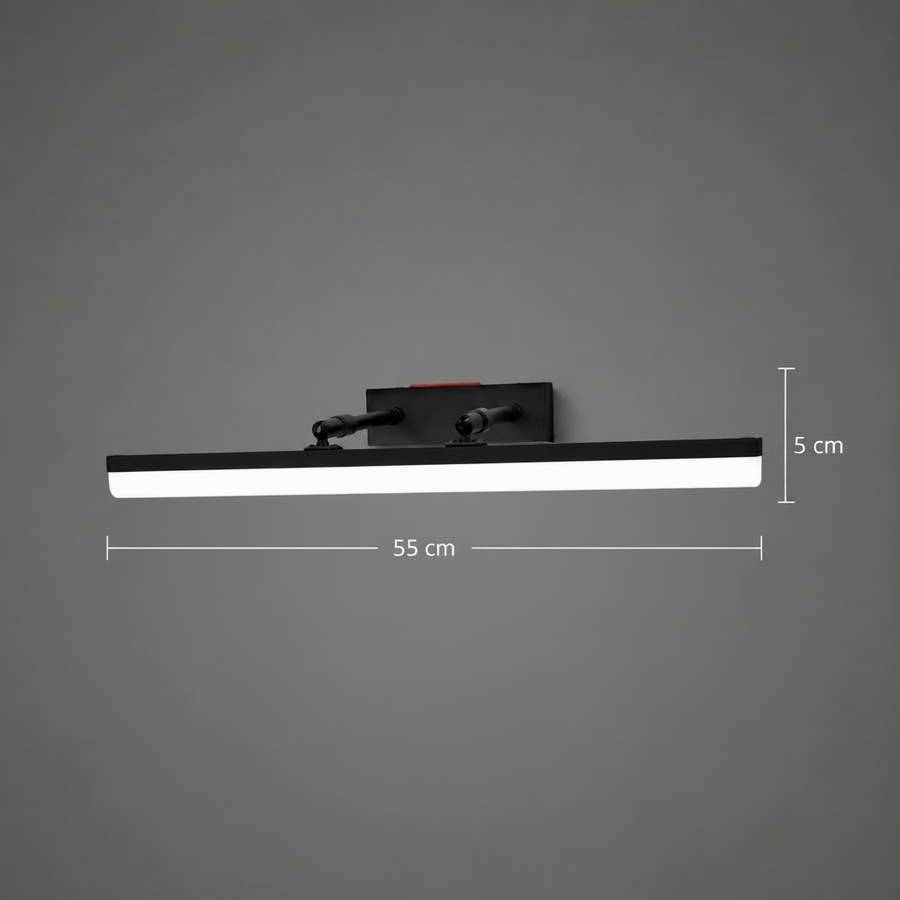 Applique LED, MALAWI, 6W, linéaire, Lumière Chaude/Neutre/Froide, Noir