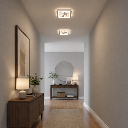 Lustre LED KATHLEEN RGB 15W, Lumière chaude/neutre, Blanc