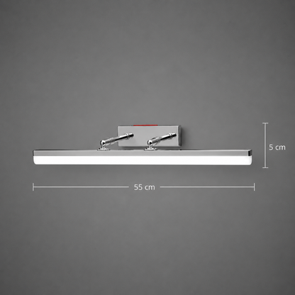 Applique LED BALATON, 10W, linéaire, Lumière Chaude/Neutre/Froide, Chrome Brillant