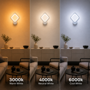 Applique LED Akila, 12W, Blanc, Lumière Froid/Chaud/Neutre