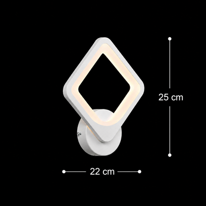 Applique LED Akila, 12W, Blanc, Lumière Froid/Chaud/Neutre