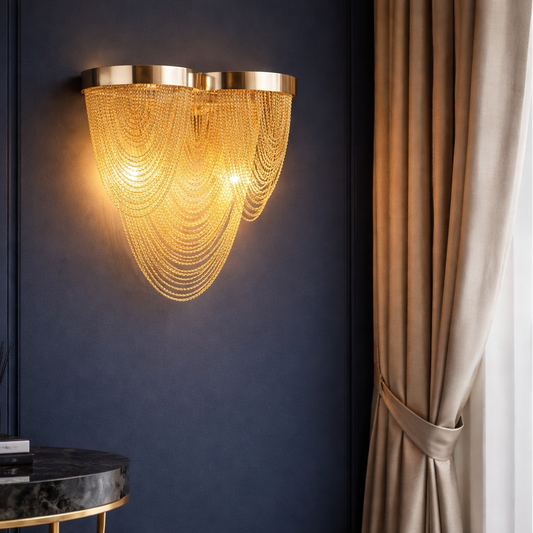 Aplice Lustre B8026/2GD, 2xE14, diamètre 23 cm, IP20, doré, fer, aluminium, ampoules non incluses