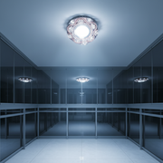 Spot LED ORBITA, 5W, Rotund, Lumina Rece / Calda, Bronz Antichizat, Rasina si Sticla