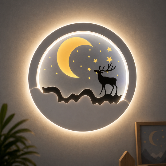 Applique LED NOCTRA, 44W, Lumière Chaude/Neutre/Froide, Noir Appliques d'intérieur Default Title Alessandro Design