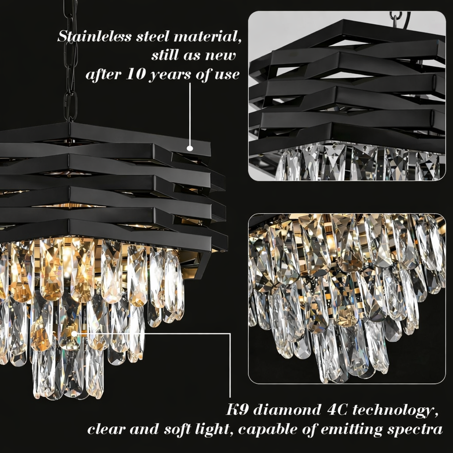 Lustre en cristal Kaison 16xE14 doré