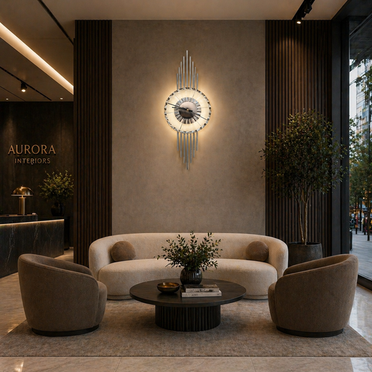 Applique Murale LED Décorative Luna 83W Diamètre 120CM Lumière Froid/Neutre/Chaude Noir