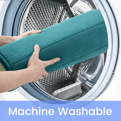 Lot de 3 tapis de bain, 50x40 cm, bleu, antidérapant