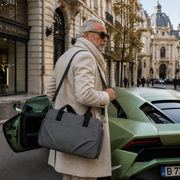 SHYMKENT Sac de voyage, 46x22x28cm, Oxford, gris foncé