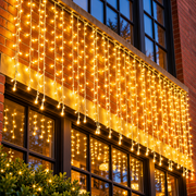 Rideau lumineux LED installation de Noël, lumière chaude, 300 x 100 cm, 120 LED