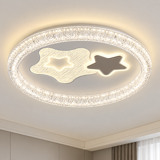 Lustre LED SKYForma Nexen, 61W, Lumière froide/chaude/neutre, Noir