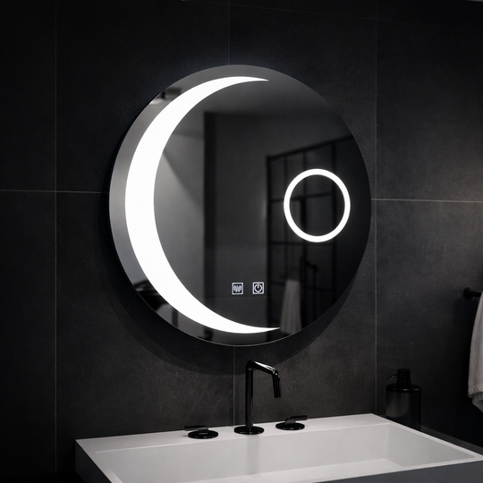 Miroir rond LED, 60 cm, Orbis Touch, système anti-buée, miroirs à intensité variable Korman E Default Title Alessandro Design