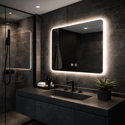 Miroir LED rectangulaire ARTEA Touch, 80 x 60 cm, système anti-buée, intensité variable, Race Light 6000 K