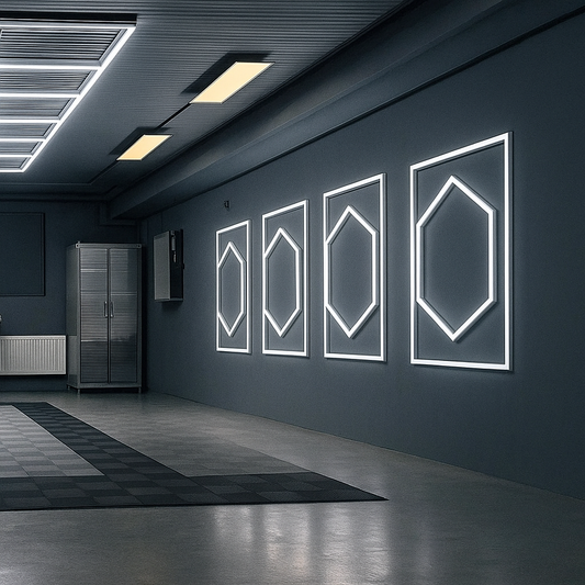 Hexagones LED nid d'abeille 1050mm X 1200mm