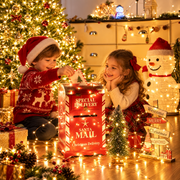 Installation de Noël linéaire avec fil argenté et télécommande, lumière chaude, 5000 cm, 500 LED, IP44