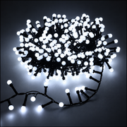 Mini globes linéaires de type installation de Noël, lumière froide, 1000 cm, 300 LED, IP44
