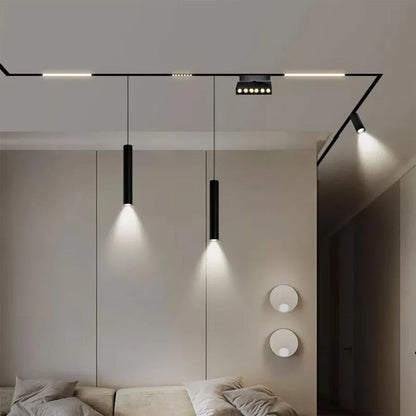 Connecteur linéaire à rail magnétique, 10 cm, LED noire Produits Default Title Alessandro Design