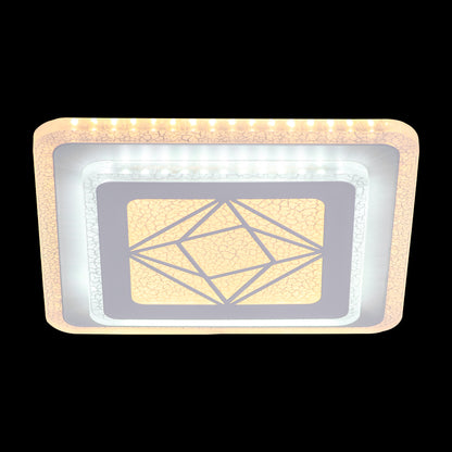 Lustre LED Ambre, 30W, Blanc, Acrylique, 4000K